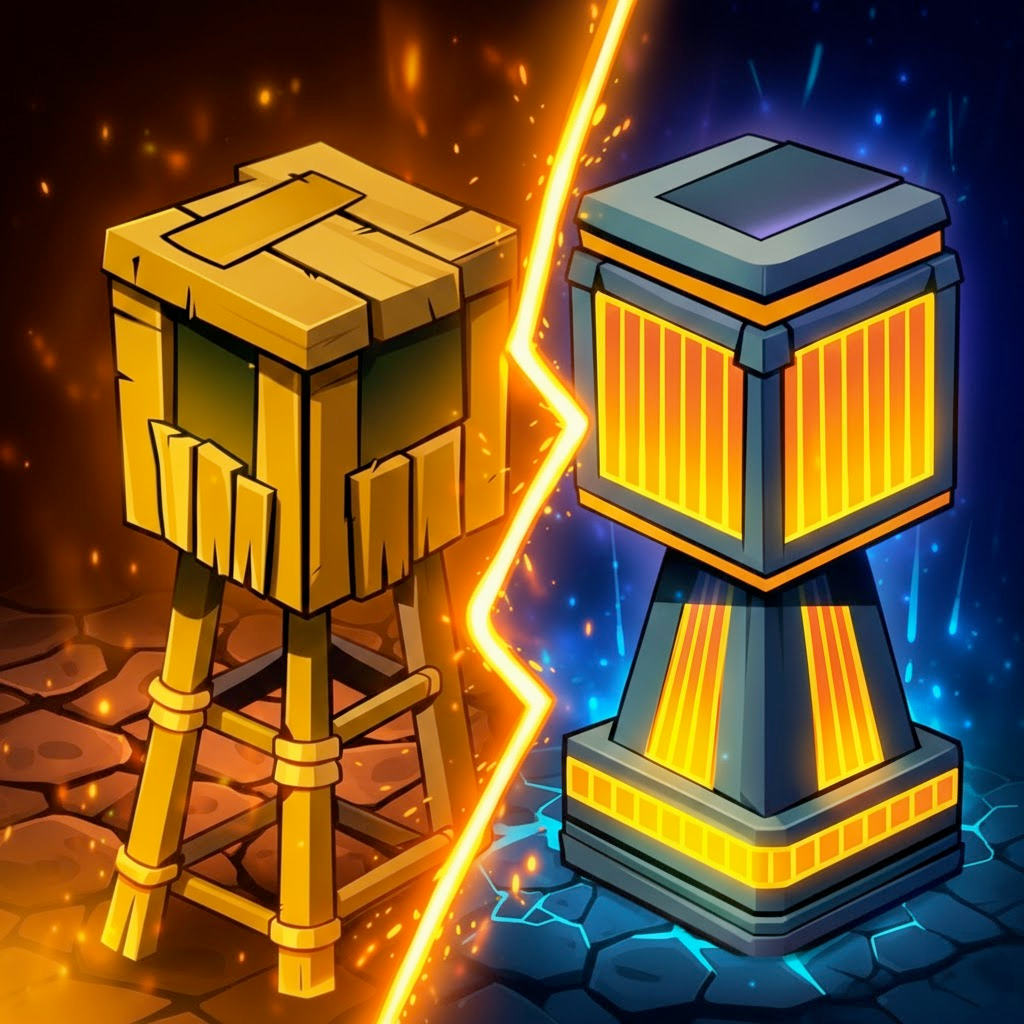 Tap your way out of zombie hordes coming for your tower